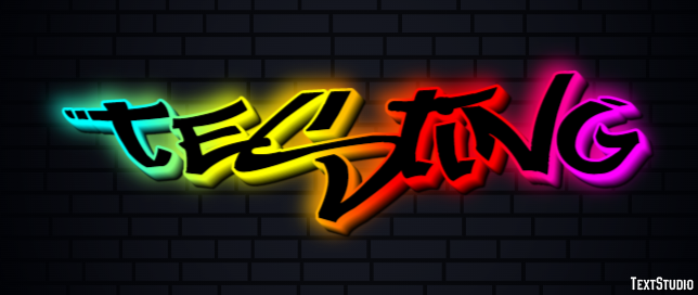 Testing Text Effect