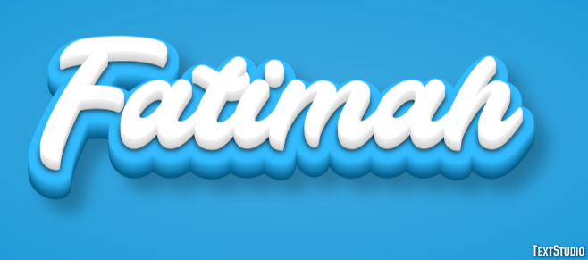 Fatimah テキスト効果