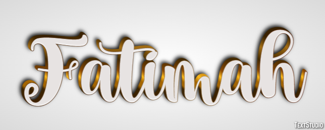 Fatimah テキスト効果