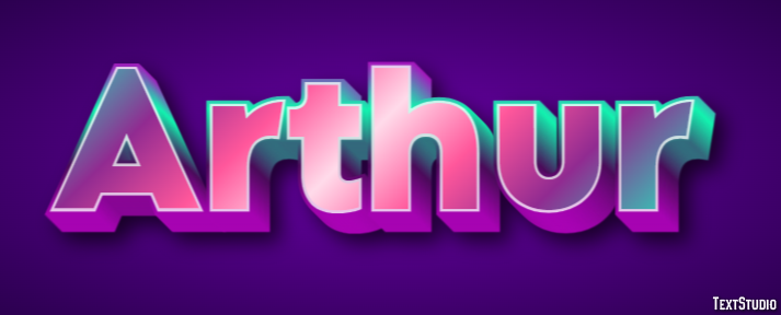 Arthur Text Effect
