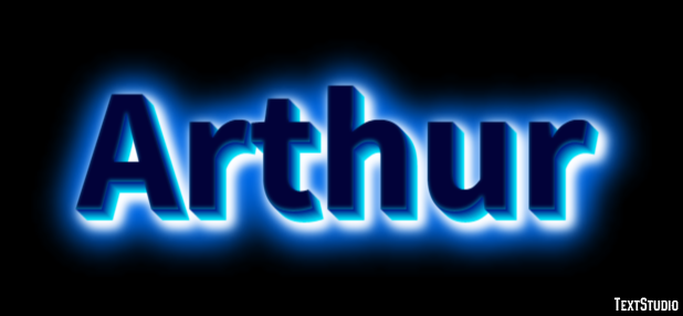 Arthur Эффект текста