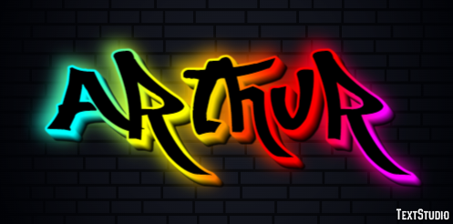 Arthur Text effect