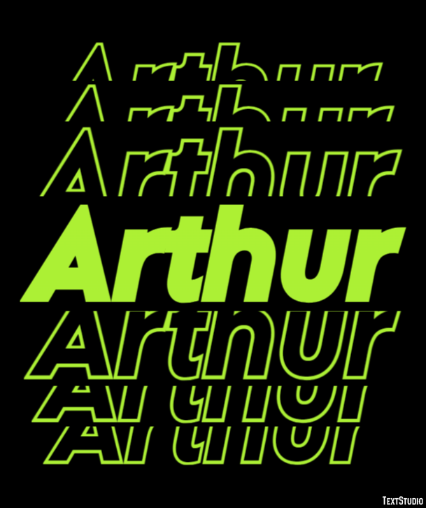 Arthur テキスト効果