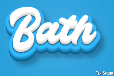 Bath Text Effect