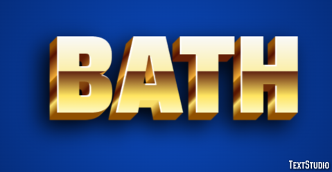 Bath Text Effect