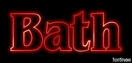 Bath Text Effect