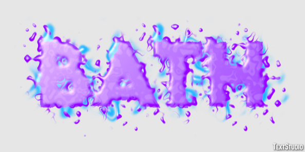 Bath Text Effect