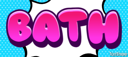 Bath Text Effect