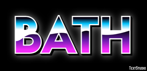 Bath Text Effect