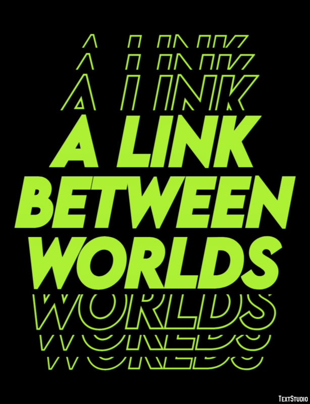 A Link Between Worlds Effet de Texte