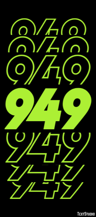 949 Effetto testo