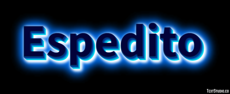 Espedito Effetto testo