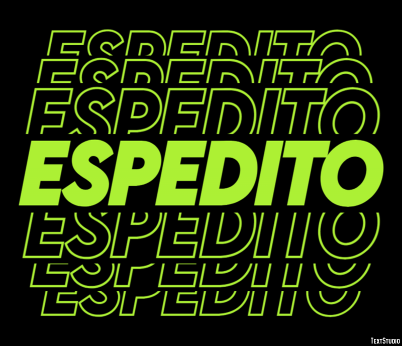 Espedito Effetto testo