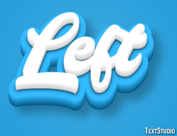 Left テキスト効果