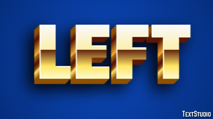 Left テキスト効果