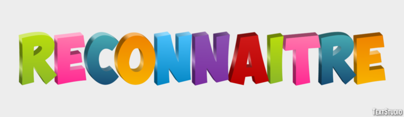 Reconnaître Effet de texte