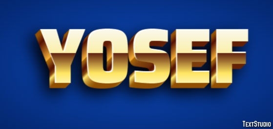 Yosef Text Effect
