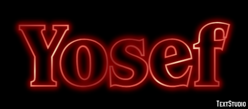 Yosef Text effect