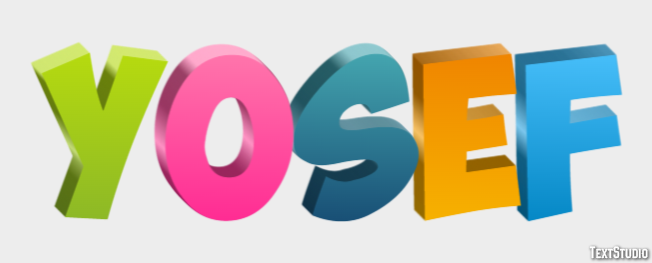Yosef Text Effect