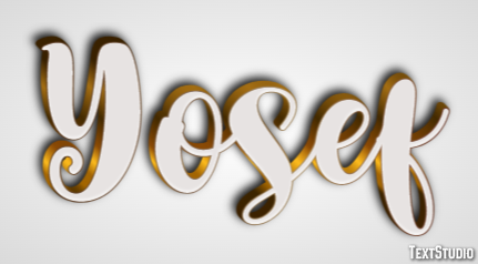 Yosef Text effect