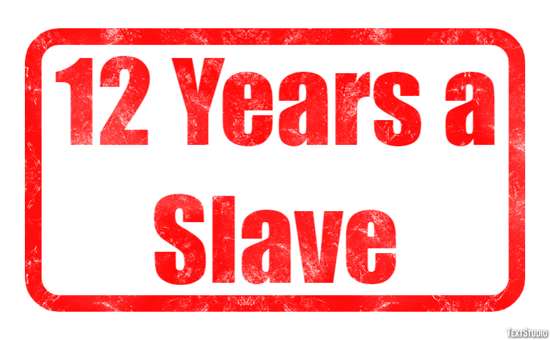 12 Years a Slave テキスト効果