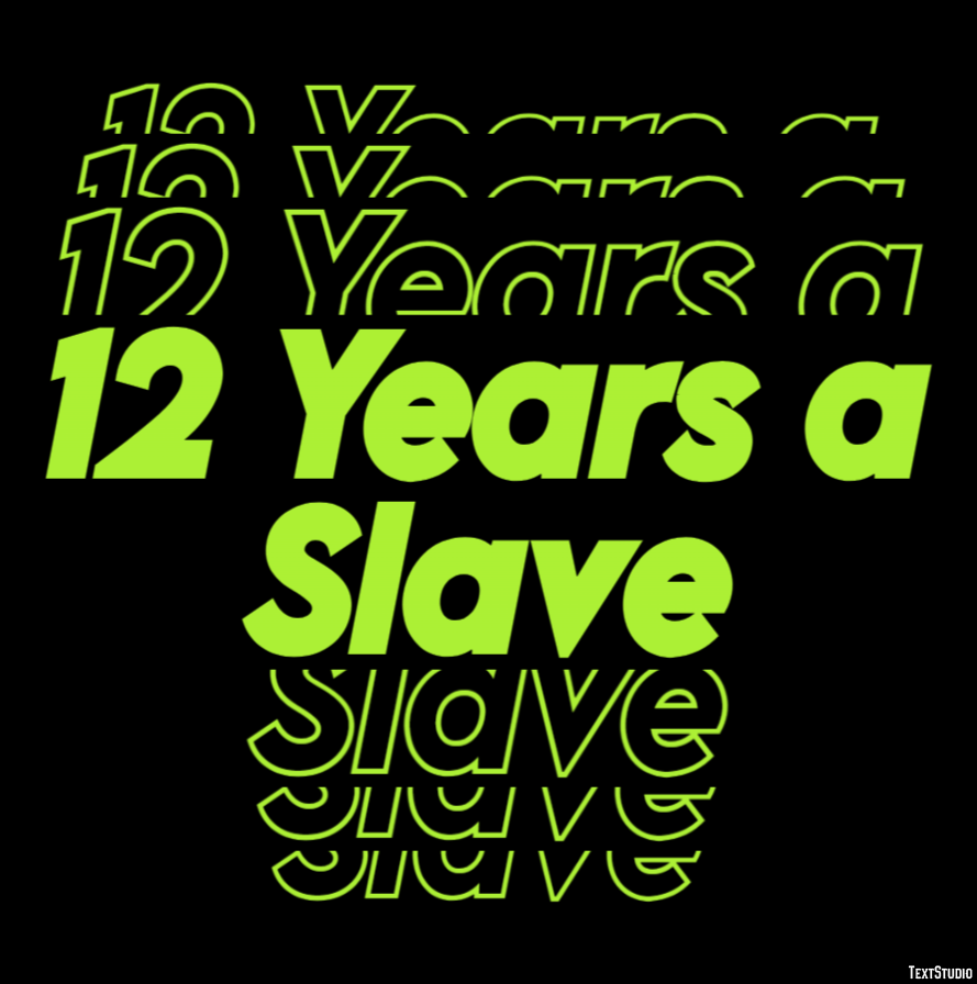 12 Years a Slave テキスト効果
