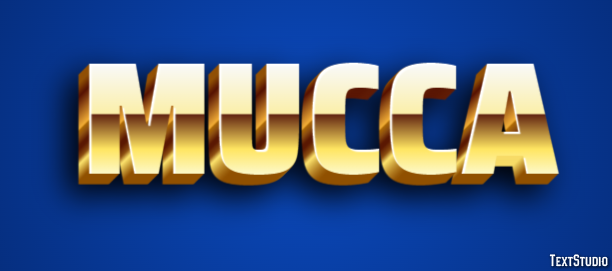 Mucca Efecto de texto