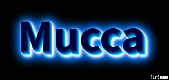 Mucca Efecto de texto