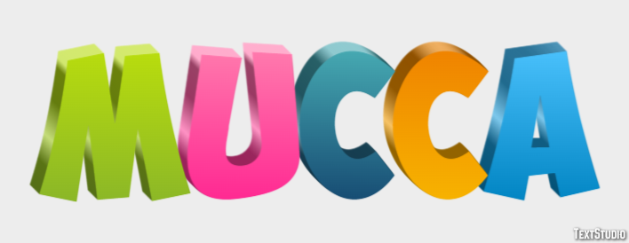 Mucca Efecto de texto