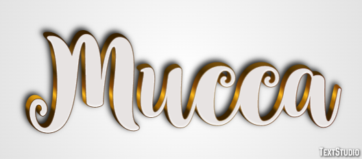 Mucca Effetto testo
