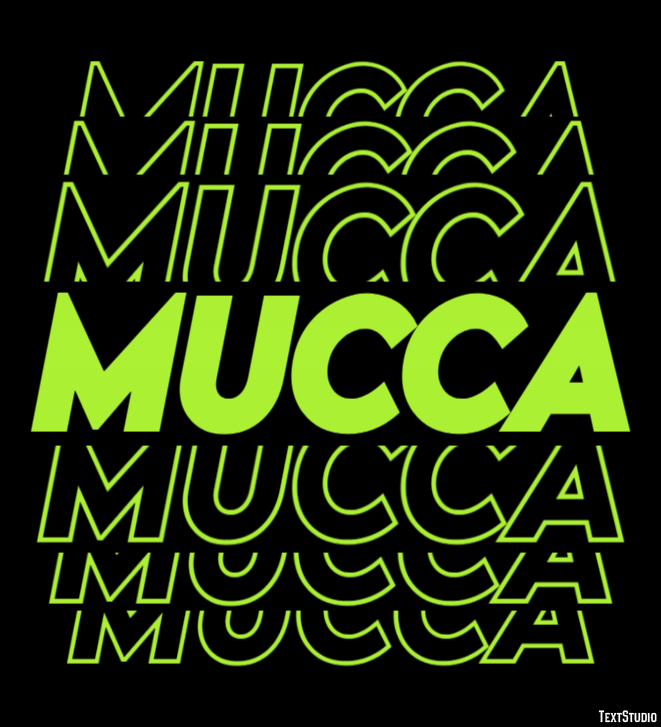 Mucca Efecto de texto