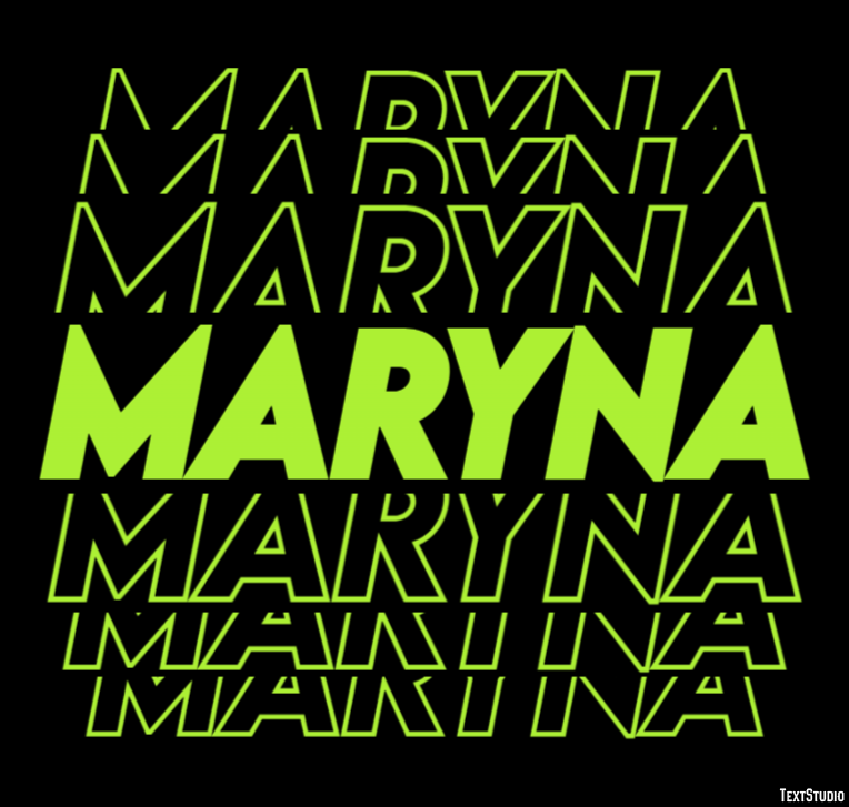 Maryna Efekt tekstowy