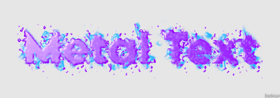 Metal Text Text effect