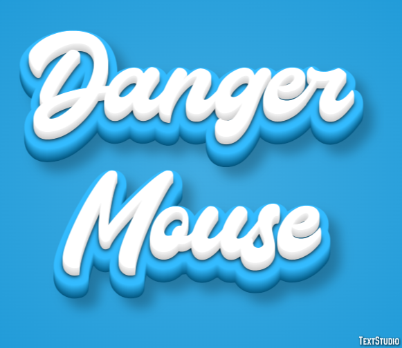 Danger Mouse Text effect
