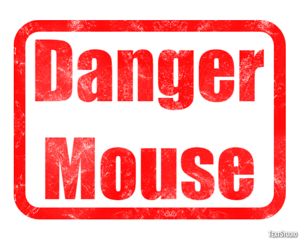 Danger Mouse テキスト効果