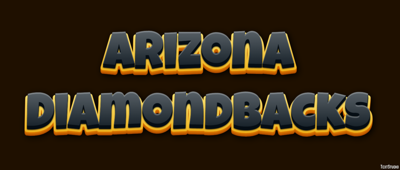 Arizona Diamondbacks Texteffekt
