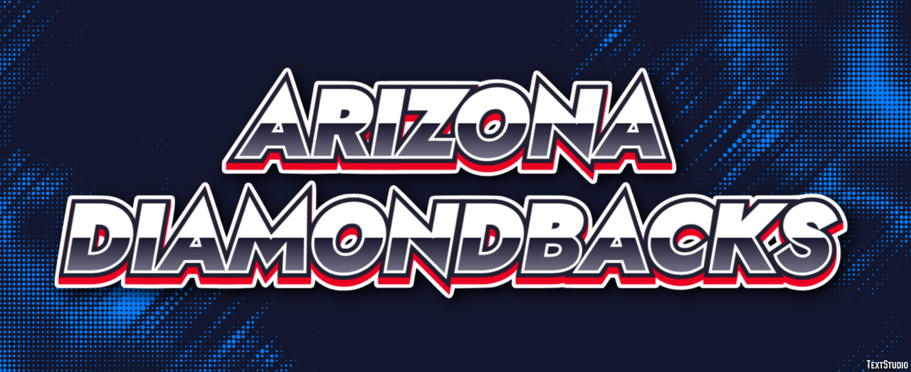 Arizona Diamondbacks Эффект текста
