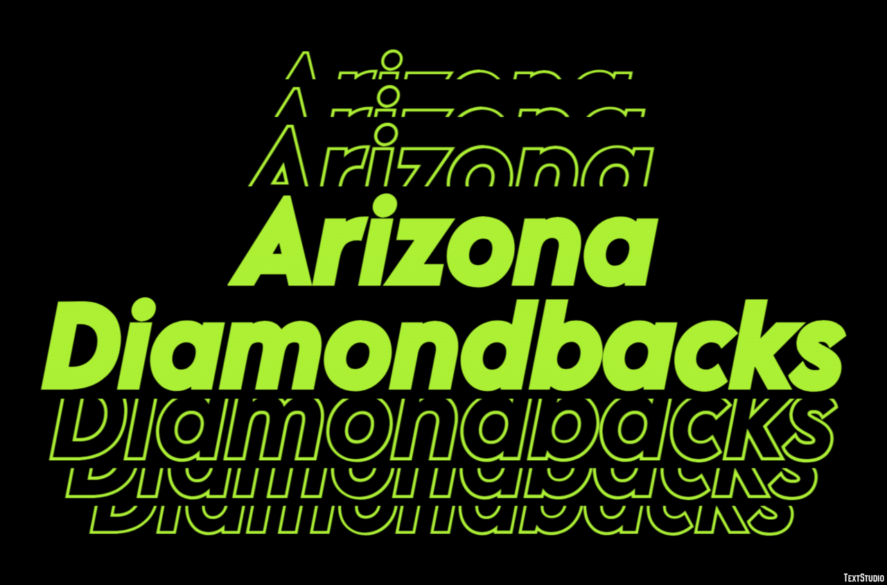 Arizona Diamondbacks Effetto testo