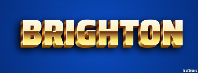 Brighton Tekst Effect