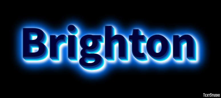 Brighton Efekt tekstowy