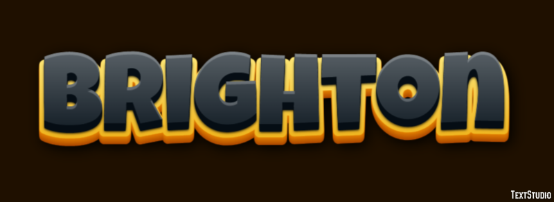 Brighton Tekst Effect