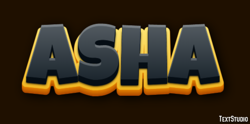 Asha Text Effect