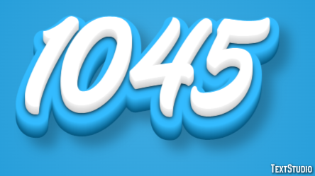 1045 Texteffekt
