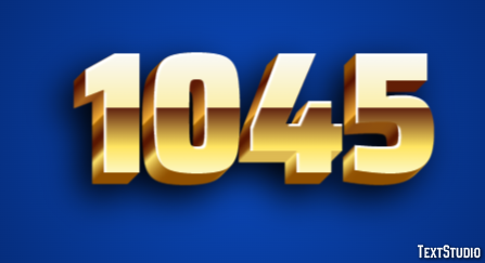 1045 Text Effect