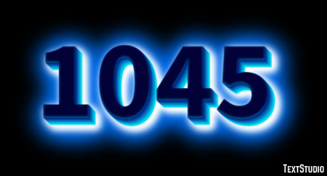 1045 Text Effect