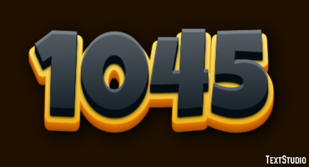 1045 Text Effect