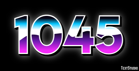 1045 Text Effect