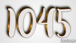 1045 Text Effect