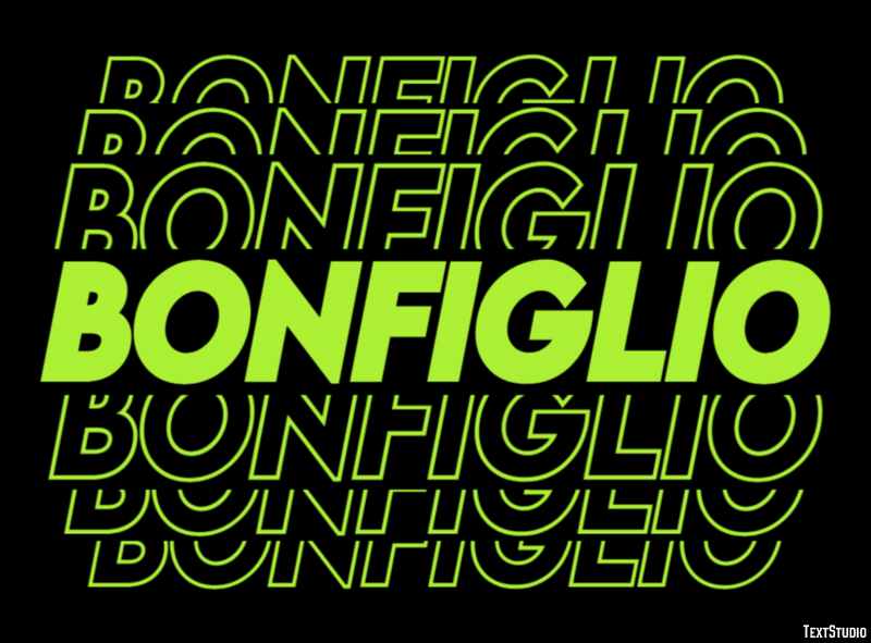 Bonfiglio Efecto de Texto