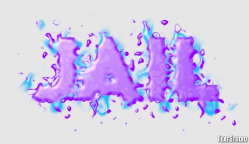 Jail Text Effect